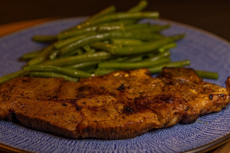 schouderkarbonade met haricots verts