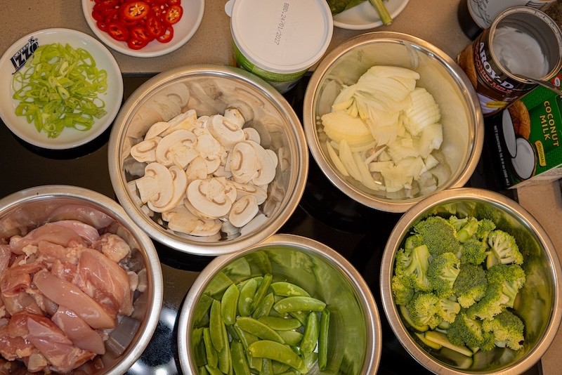 Thaise groene curry