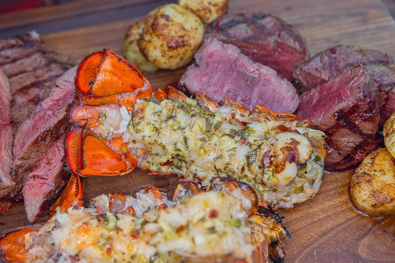 Surf en Turf kreeftenstaart