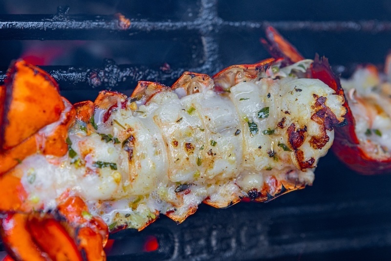gegrilde kreeftenstaart
