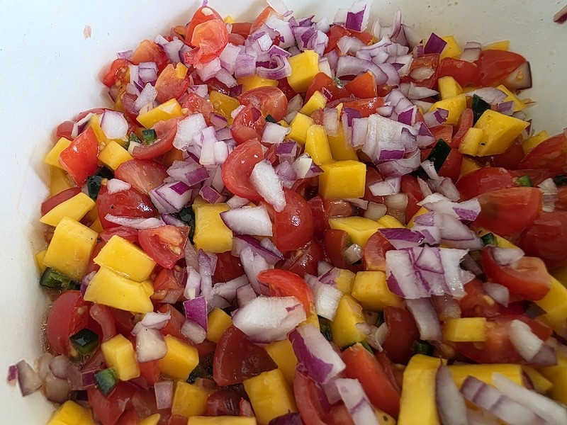 Mango salsa