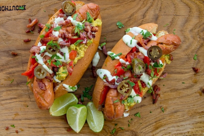 tex mex hotdogs