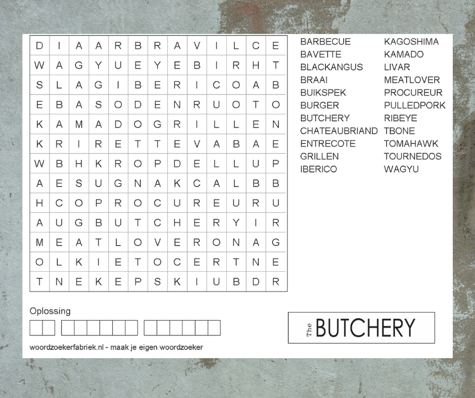 Butchery BBQ Quiz